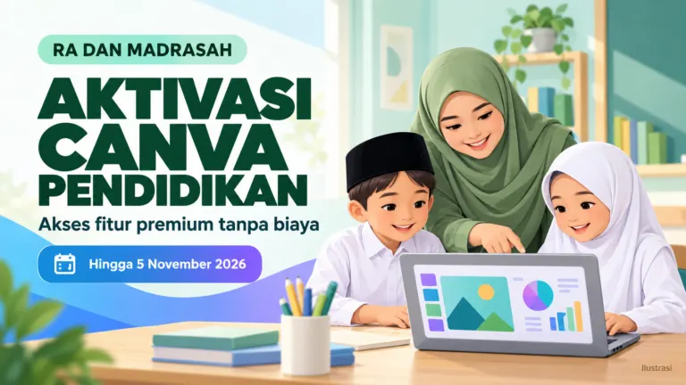 Dokumentasi berita Canva Pendidikan untuk madrasah